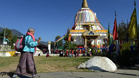 Prakash Mathema/AFP/Getty Memorial Chorten Monastery in Thimphu. (Credit: Prakash Mathema/AFP/Getty)