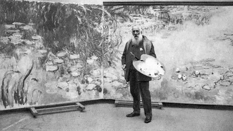 The Print Collector/Getty Images Monet drew inspiration from his Japanese garden at Giverny for many of his famous late works (Credit: The Print Collector/Getty Images)