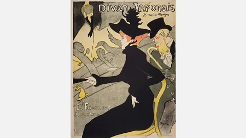 Henri de Toulouse-Lautrec/Wikipedia Toulouse-Lautrec embraced both Japanese art and printmaking, as in his poster for the nightclub Le Divan Japonais  (Credit: Henri de Toulouse-Lautrec/Wikipedia)