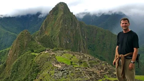Michael Hodson Sampling the view at Machu Picchu. (Credit: Michael Hodson)
