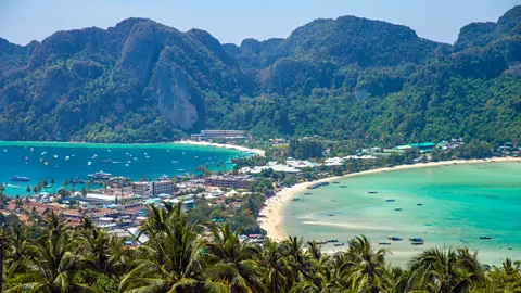 Thinkstock Phi Phi Don, the largest island in the archipelago. (Credit: Thinkstock)
