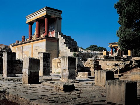 The Palace of Knossos.
