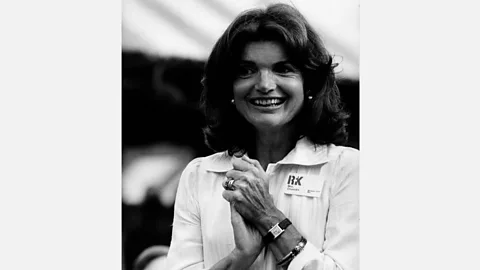 Keystone Pictures USA Jackie Kennedy wearing a Tank watch (Credit: Keystone Pictures USA)