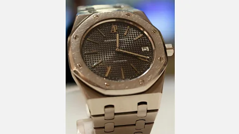 epa b.v. / Alamy The Royal Oak watch owned by French actor Alain Delon (Credit: epa b.v. / Alamy)