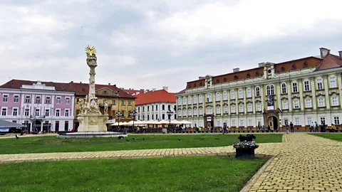 Urooj Qureshi Union Square in modern-day Timisoara. (Credit: Urooj Qureshi)