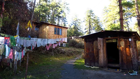 Adam H Graham Roadside bath after a hike to the Kila Nunnery on the Chelela Pass (Credit: Adam H Graham)
