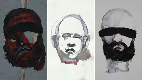 Haider Jabber Haider Jabbar’s recent series focuses on the beheadings by IS (Credit: Haider Jabber)