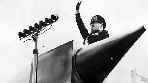 Getty Images Mussolini ruled constitutionally until 1925, when he made himself a dictator (Credit: Getty Images)