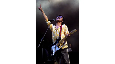 Hai Ying/Epa/Corbis Rocker Wang Feng is among the lucky musicians to play at large festivals – getting booked can be a challenge for lesser-known acts (Credit: Hai Ying/Epa/Corbis)