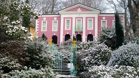 Portmeirion Ltd The playful façade of the Unicorn (Credit: Portmeirion Ltd)