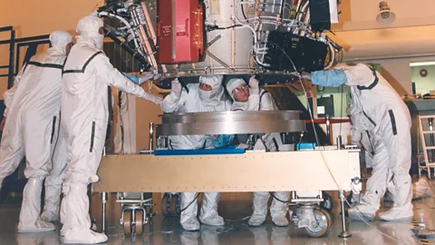 Nasa The Huygens spacecraft made the most distant landing of any human-built object (Credit: Nasa)