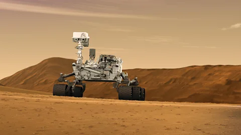 Nasa Nasa's Curiosity has been working in isolation since landing on Mars in August 2012 (Credit: Nasa)