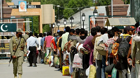 Arif Ali/AFP/Getty Images The Wagah border crossing (Credit: Arif Ali/AFP/Getty Images)