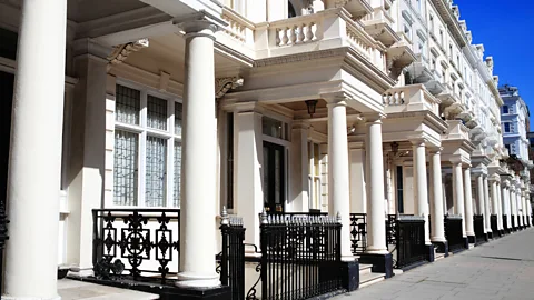 iStock Photo by Getty Images London in the 18th Century had elegant streets and squares lined with Georgian houses, like those here (Credit: iStock Photo by Getty Images)