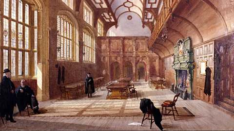 Heritage Image Partnership Ltd/Alamy Tranquility and camaraderie always have characterised London's Charterhouse – as seen in this 1885 watercolour by John Crowther (Credit: Heritage Image Partnership Ltd/Alamy)