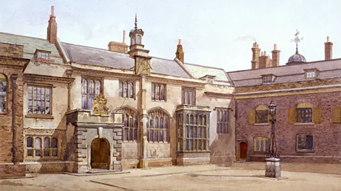 Heritage Image Partnership Ltd/Alamy This corner of Master's Court, built in 1546, looks almost exactly the same today as when John Crowther painted it in 1885 (Credit: Heritage Image Partnership Ltd/Alamy)
