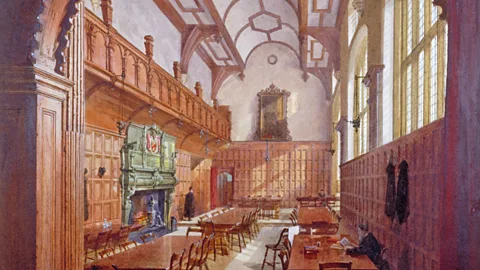 Heritage Image Partnership Ltd/Alamy The roof of the Great Hall, where the brothers dine, was destroyed by bombing during the Second World War and later rebuilt (Credit: Heritage Image Partnership Ltd/Alamy)
