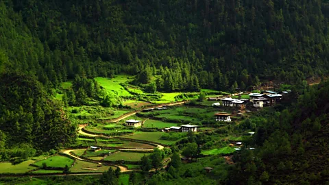 Neelima Vallangi The Haa Valley from above (Credit: Neelima Vallangi)