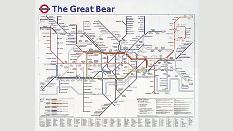 The Great Bear, 1992/Simon Patterson/Victoria & Albert Museum This print replicates the iconic map -- except that the station names have been replaced by celebrities (Credit: The Great Bear, 1992/Simon Patterson/Victoria & Albert Museum)