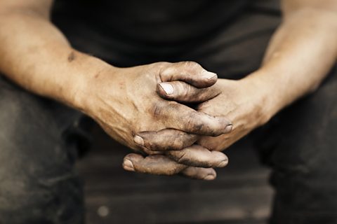 Audio slideshow of the poem 'Remains' for Bitesize GCSE English Literature