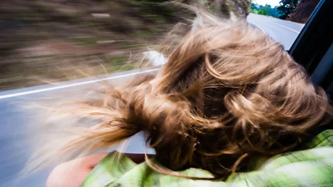 Alamy Feeling queasy in the back seat? Your parents, and not the winding roads, may be to blame... (Credit: Alamy)