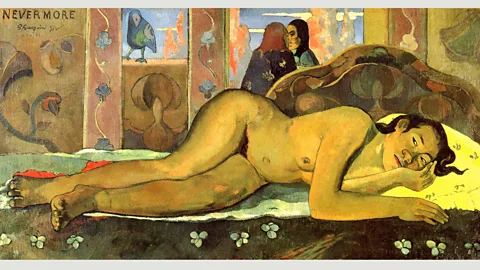 Paul Gaughin Although Gauguin denied he had been inspired by The Raven, he called one of his 1897 paintings Nevermore – the word repeated by the bird throughout the poem (Credit: Paul Gaughin)