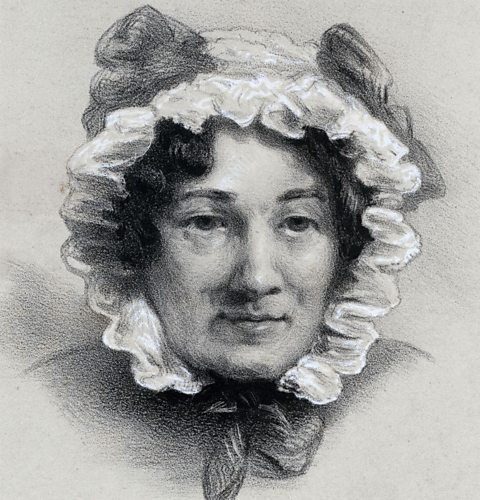 A drawing of Mary Lamb