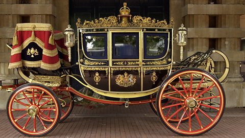 The Irish State Coach that has been used for the State Opening of Parliament since 1852.  