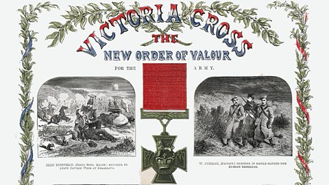 The Illustrated London News revealing the first recipients of the VC.