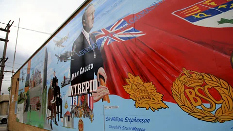Ian Lloyd Neubauer A Winnipeg mural depicts Stephenson’s achievements (Credit: Ian Lloyd Neubauer)