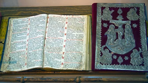 Alamy Books became an integral part of the Christian identity, acquiring decorative letters and paragraph marks (Credit: Alamy)
