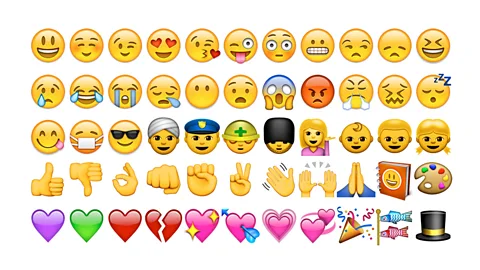 Emoji The emoji: a new form of punctuation? (Credit: Emoji)
