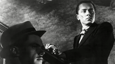 Rex Features Richard Attenborough in Brighton Rock, the first proper British gangster film (Credit: Rex Features)
