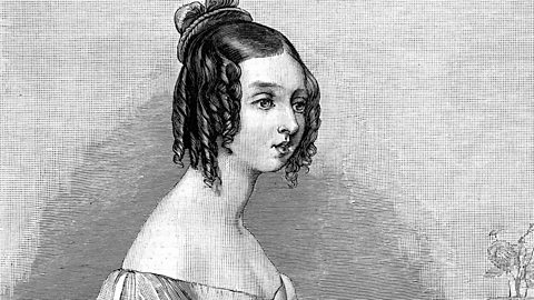 An engraved portrait showing Victoria in 1834. 