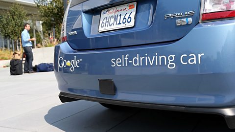 A driverless car developed by Google. 