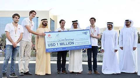 Drones For Good Flyability built the the 'world's first collision resistant drone' (Credit: Drones For Good)