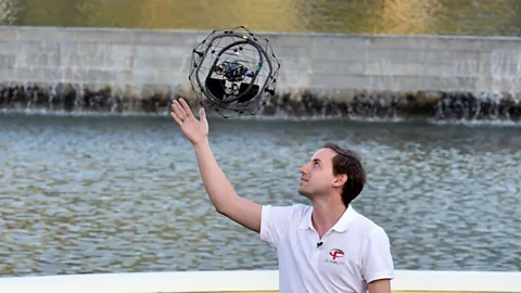 Drones for Good Flyability's collision-resistant drone took the top prize (Credit: Drones for Good)