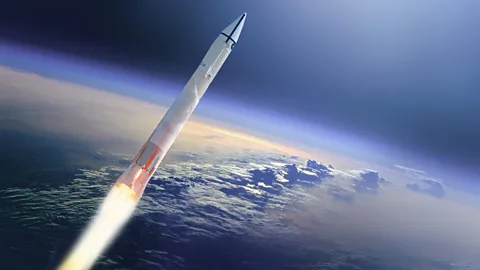 Science Photo Library Missiles are a more likely military threat to satellites than EMP pulses (Credit: Science Photo Library)