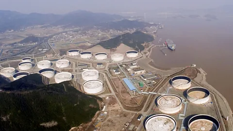 Corbis The Chinese have opted for storage above ground in tanks, as the geology is less suitable (Credit: Corbis)