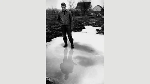 Dennis Stock/Magnum Photos James Dean on his uncle's farm in Fairmount (Credit: Dennis Stock/Magnum Photos)