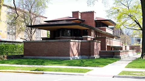 Raymond Boyd/Corbis The Robie House was built between 1908-1910 by Frank Lloyd Wright and is the high watermark of the Prairie School of architecture (Credit: Raymond Boyd/Corbis)