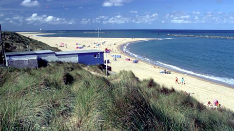 Offshore reefs located at Sea Palling, Norfolk.