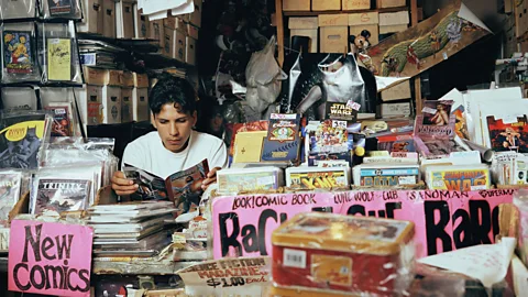 Getty Images The enormous eloquence of visual languages can be seen in the vast libraries of comic books and graphic novels (Credit: Getty Images)