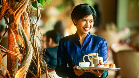Alamy Business discussions in Jakarta often involve many cups of tea. (Credit: Alamy)