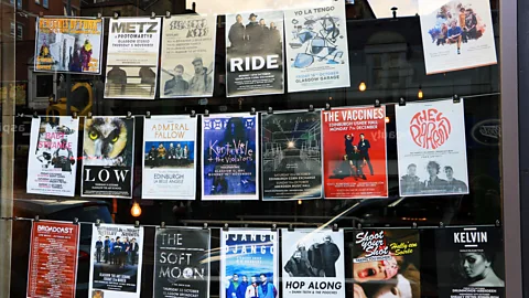 Mike MacEacheran Posters of gigs show just how varied Glasgow's music scene is (Credit: Mike MacEacheran)