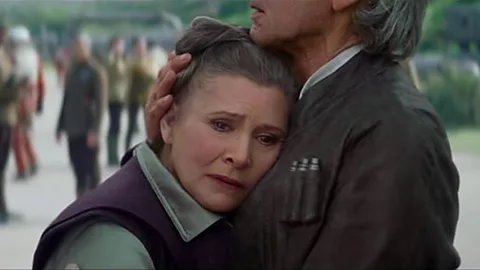 Disney/Lucasfilm Could Princess Leia and Han be lamenting Luke's absence? (Credit: Disney/Lucasfilm)