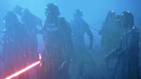 Disney/Lucasfilm Kylo Ren was given his name by joining the Knights of Ren - could this group be part of that secretive order? (Credit: Disney/Lucasfilm)