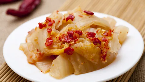 Getty Images Kimchi doesn't just contain bacteria, but viruses as well (Credit: Getty Images)