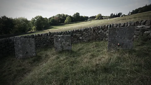 Eleanor Ross After the stonemason died, villagers had no choice but to engrave their own tombstones (Credit: Eleanor Ross)