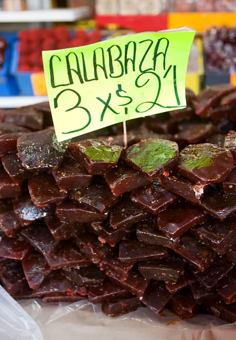 Neil Setchfield/Alamy Shiny crystallized calabaza pieces are a favourite at local markets (Credit: Neil Setchfield/Alamy)